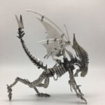 3D Metal Puzzle Model Kit DIY Realistic Winged Xenomorph Alien for Adults