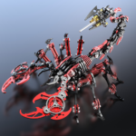 3D Metal Puzzles Model Kits, Mechanical Scorpion DIY Assembly Model