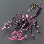 3D Metal Puzzles Model Kits, Mechanical Scorpion DIY Assembly Model