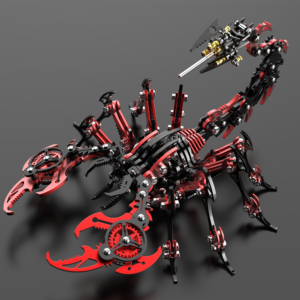 3D Metal Puzzles Model Kits, Mechanical Scorpion