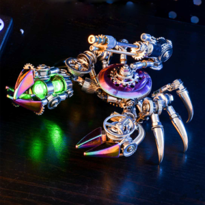 3D Metal Puzzle Steampunk Crab Model Kit Ocean Series DIY
