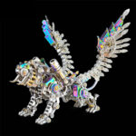 3D Metal Puzzles Model Kits, Mechanical Bengal Tiger DIY Assembly Model