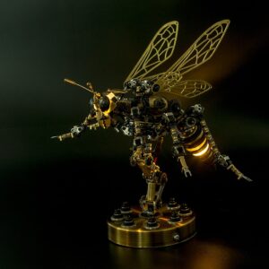 3D Metal Puzzle  Mechanical Wasp Insects  Model Kit DIY Assembly Jigsaw Crafts