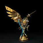 3D Metal Puzzles Model Kits, Steampunk Mechanical Eagle DIY Assembly Model